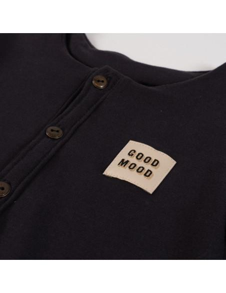 Conjunto de 5 etiquetas tecidas - Good Mood