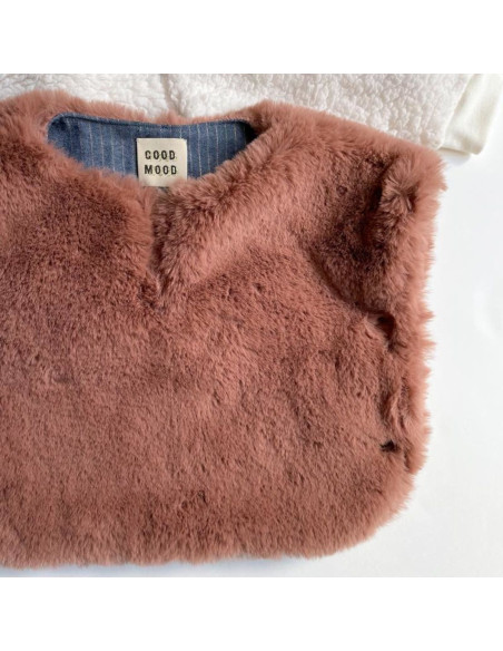 Conjunto de 5 etiquetas tecidas - Good Mood