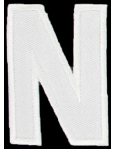 Emblema termocolante letra N