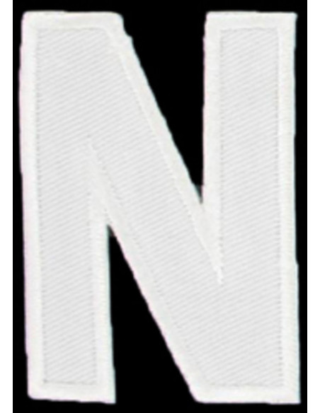 Emblema termocolante letra N