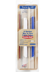 Ferramenta para virar um tubo de tecido Turn-it-All