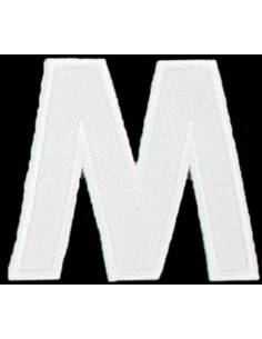 Emblema termocolante letra M ou W