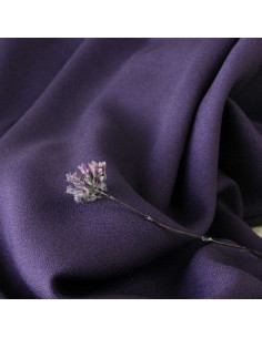 Tecido crepe de viscose roxo - Églantine & Zoé