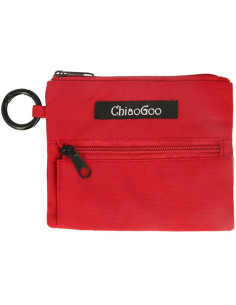 Mini bolsa vermelha para agulhas Shorties Mini ChiaoGoo