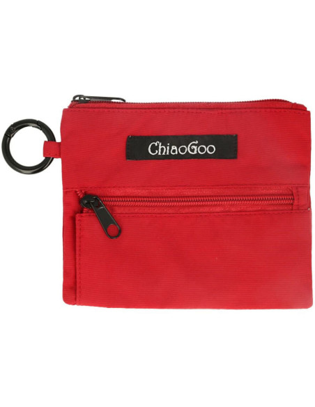 Mini bolsa vermelha para agulhas Shorties Mini ChiaoGoo