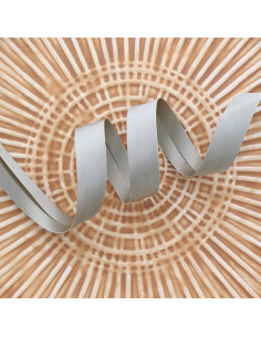Viés de cetim - Cinza claro
