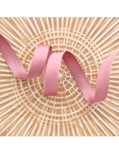 Viés de cetim - Rosa velho