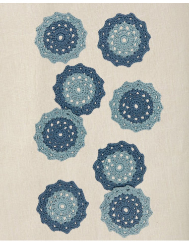 Kit de crochê - Meus porta-copos estilo mandala