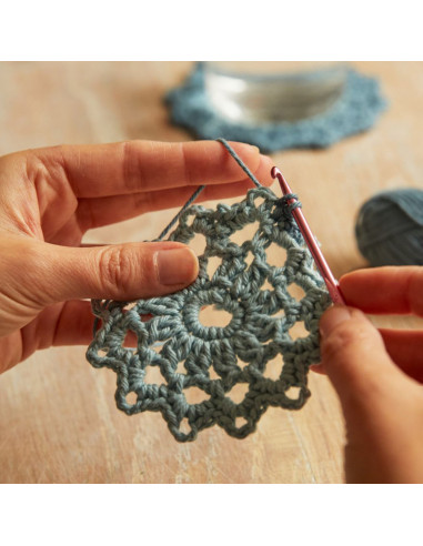 Kit de crochê - Meus porta-copos estilo mandala