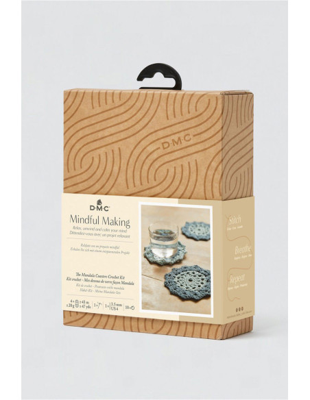 Kit de crochê - Meus porta-copos estilo mandala