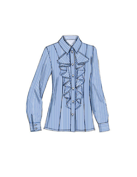 Molde de blusa - Vogue 9029