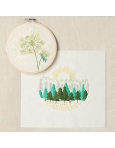 Kit duo bordado - Passeio na floresta 2