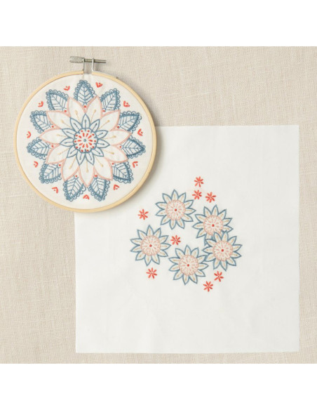 Kit duo bordado - Flores do Levante