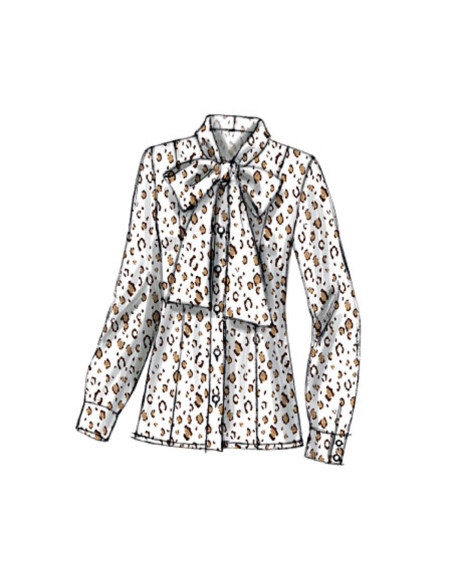 Molde de blusa - Vogue 9029