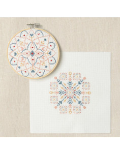 Kit duo de ponto cruz - Composição persa 2