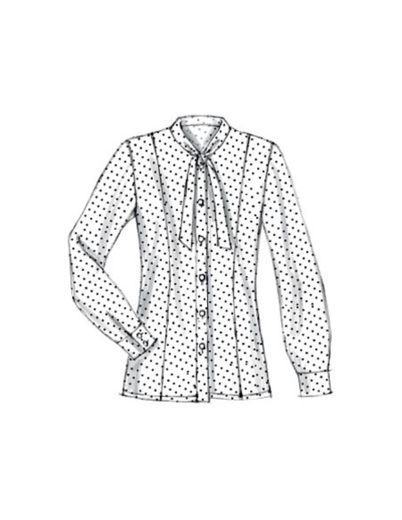 Molde de blusa - Vogue 9029