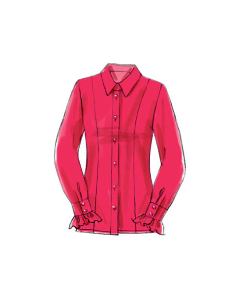 Molde de blusa - Vogue 9029