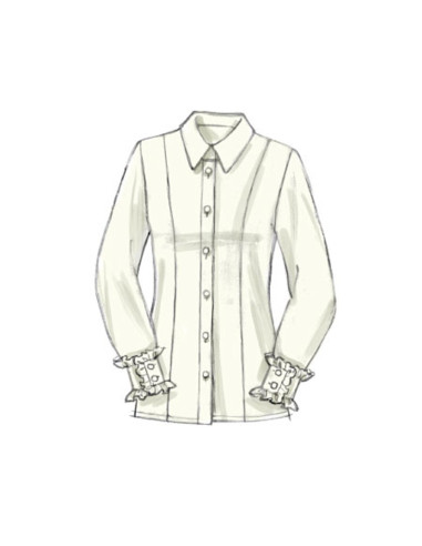 Molde de blusa - Vogue 9029
