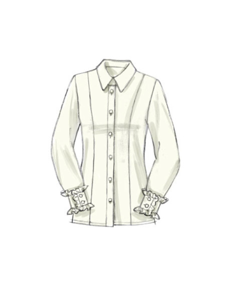 Molde de blusa - Vogue 9029