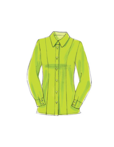 Molde de blusa - Vogue 9029