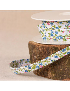 Pesponto floral - Verde