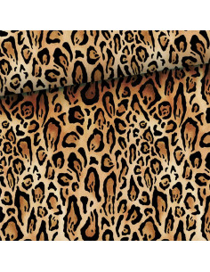 Tecido de algodão premium - Leopardo