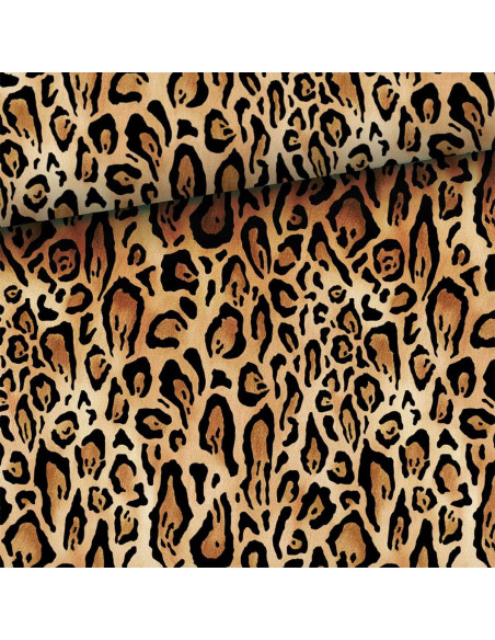 Tecido de algodão premium - Leopardo