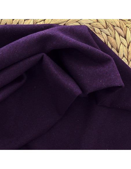 Tecido de lã para casaco - Roxo