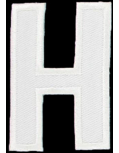 Emblema termocolante letra H
