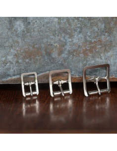 Fivela de cinto de metal prateado Merchant & Mills