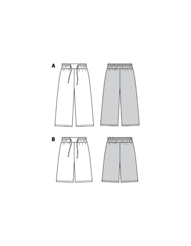 Molde de calça - Burda 6017