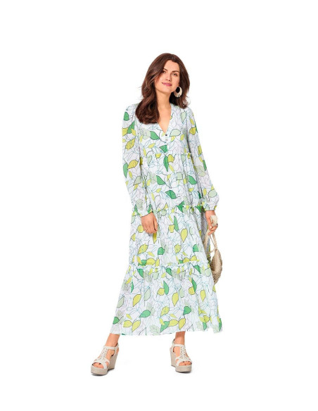 Molde de vestido e blusa - Burda 6023