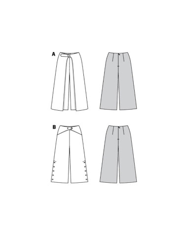 Molde de calça - Burda 6032