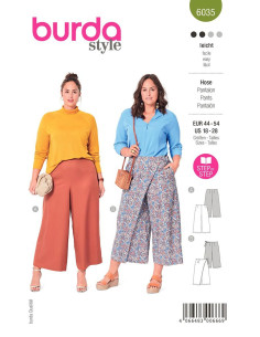 Molde de calça - Burda 6035