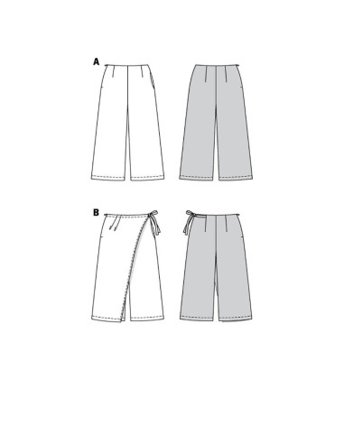 Molde de calça - Burda 6035