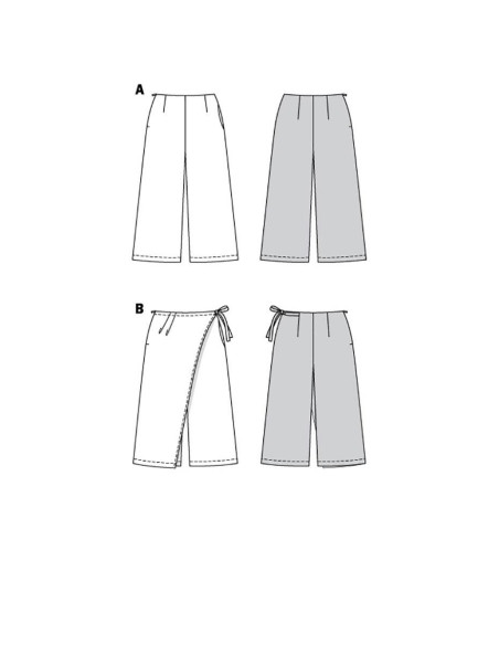 Molde de calça - Burda 6035