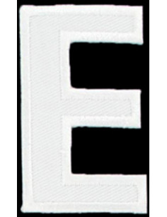Emblema termocolante letra E