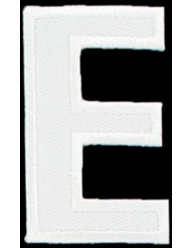 Emblema termocolante letra E