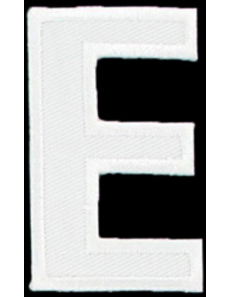 Emblema termocolante letra E
