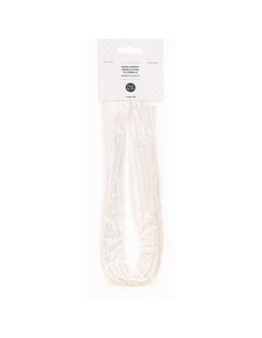 Fios chenille - Branco