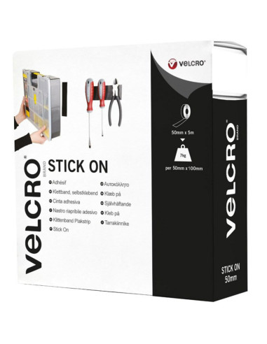 Fita adesiva de fixação extrema VELCRO® Brand 50mm x 5M branca
