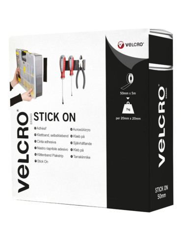 Fita adesiva de fixação extrema VELCRO® Brand 50mm x 5M preto
