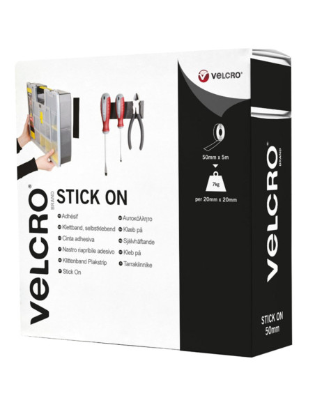 Fita adesiva de fixação extrema VELCRO® Brand 50mm x 5M preto