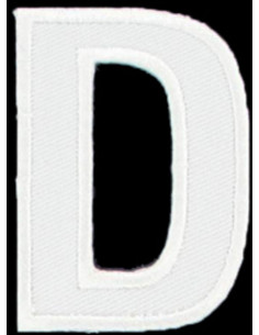 Emblema termocolante letra D
