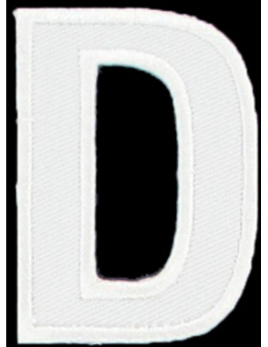 Emblema termocolante letra D