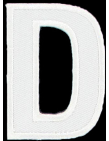 Emblema termocolante letra D