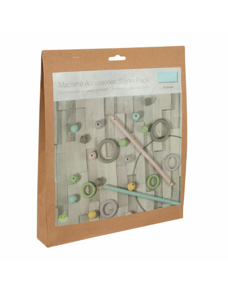 Kit inicial de acessórios para macramé - Cor