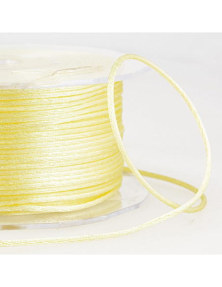 Cordão rabo de rato - Amarelo palha