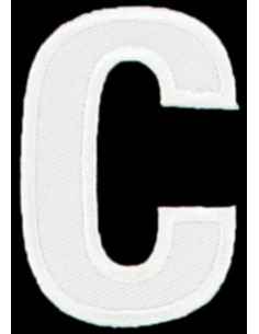 Emblema termocolante letra C