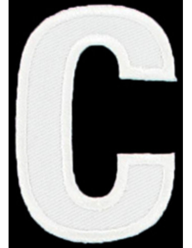 Emblema termocolante letra C